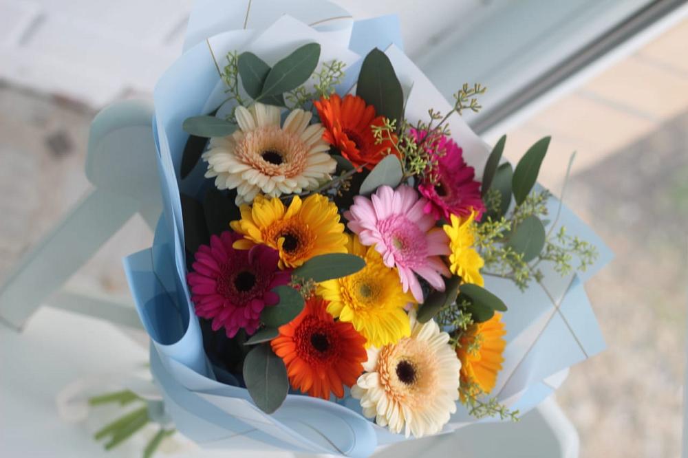 Букет цветов из: Герберы в Глебовский