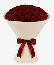 Букет 101 Бордовая роза Блэк Бакарра в Глебовский