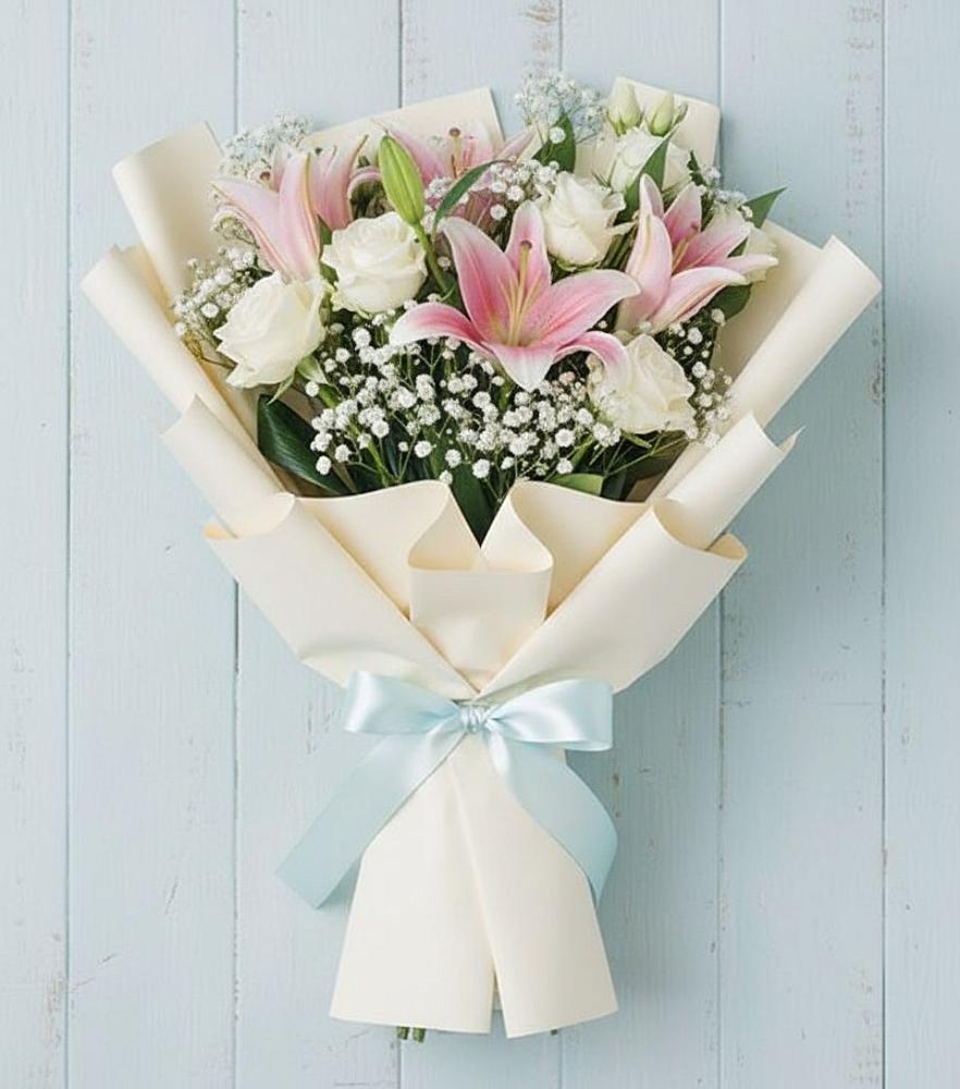 Букет цветов из: Лилии в Глебовский