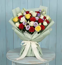 Букет цветов из:  Розы в Глебовский