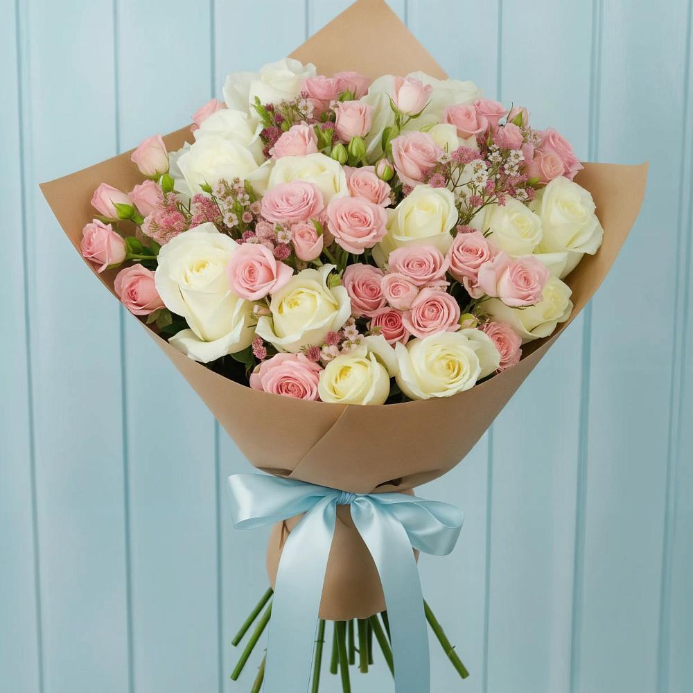 Букет цветов из: Розы в Глебовский