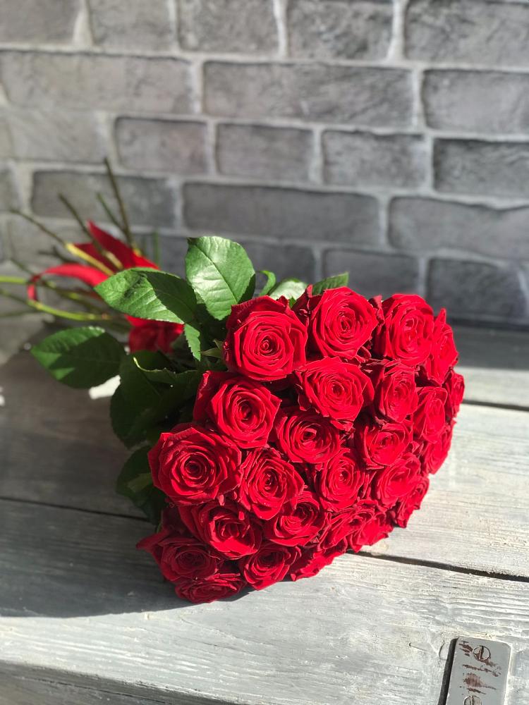 Букет Красные розы Фридом в Глебовский
