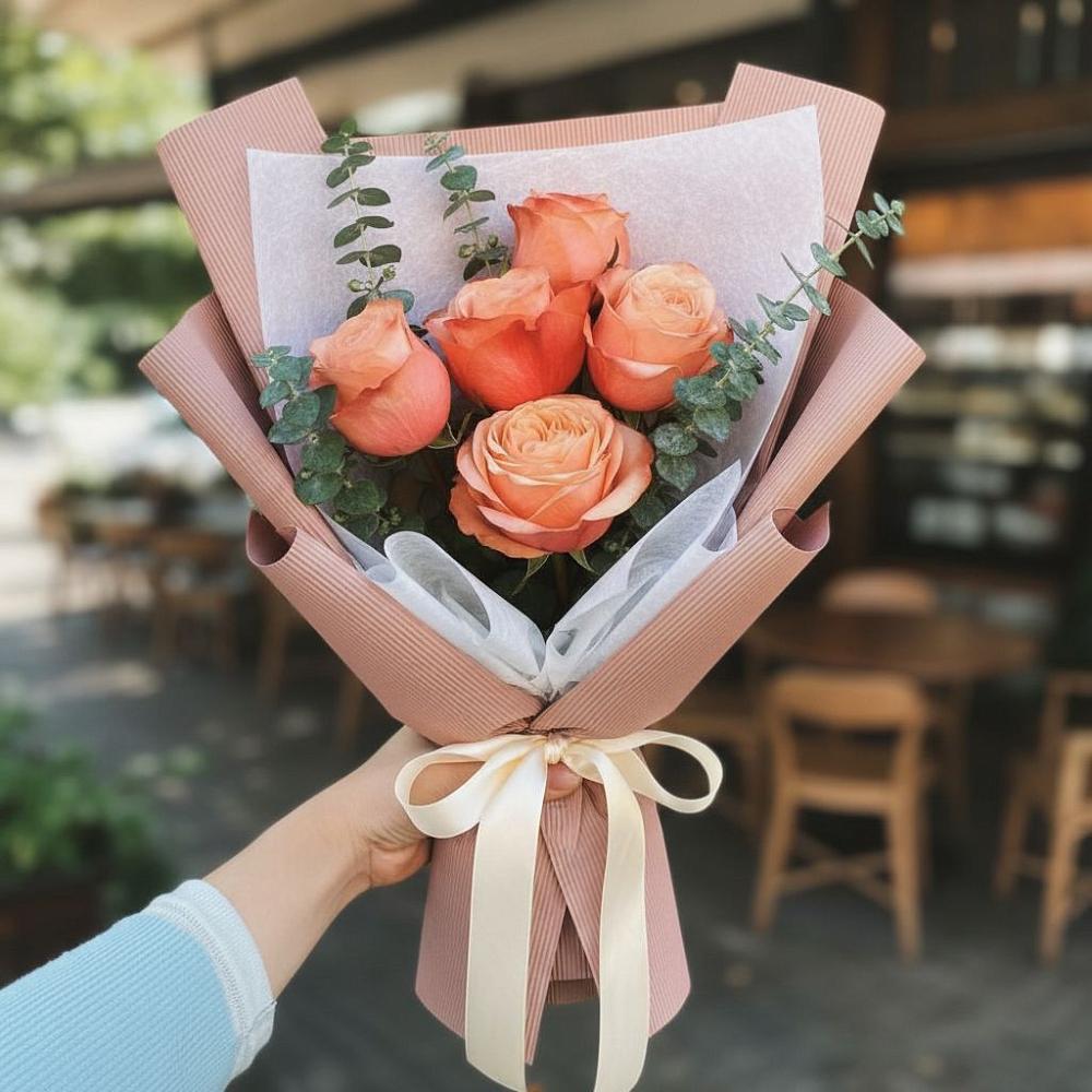 Букет цветов из: Розы в Глебовский