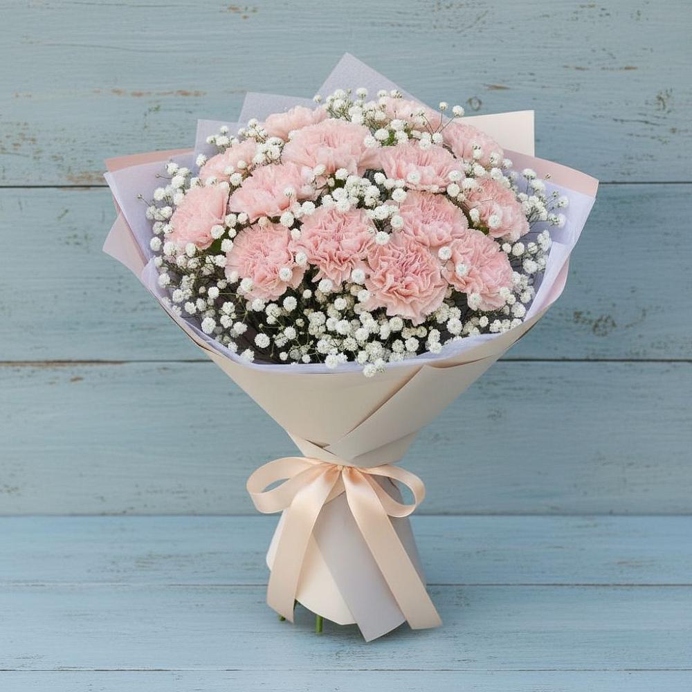 Букет цветов из: Гвоздики в Глебовский