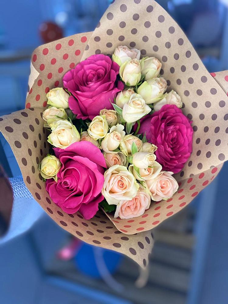 Букет цветов из: Розы в Глебовский