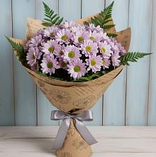 Букет цветов из:  Хризантемы #REPLACE_PRED# Глебовский