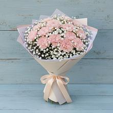 Букет цветов из:  Гвоздики в Глебовский
