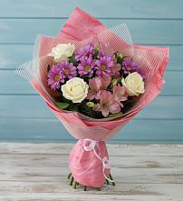 Букет цветов из:  Герберы в Глебовский