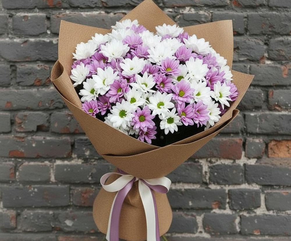 Букет цветов из: Хризантемы в Глебовский