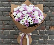 Букет цветов из:  Хризантемы #REPLACE_PRED# Глебовский