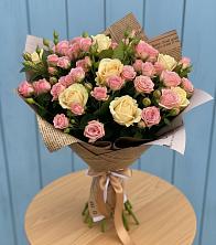 Букет цветов из:  Розы в Глебовский