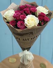 Букет цветов из:  Розы в Глебовский