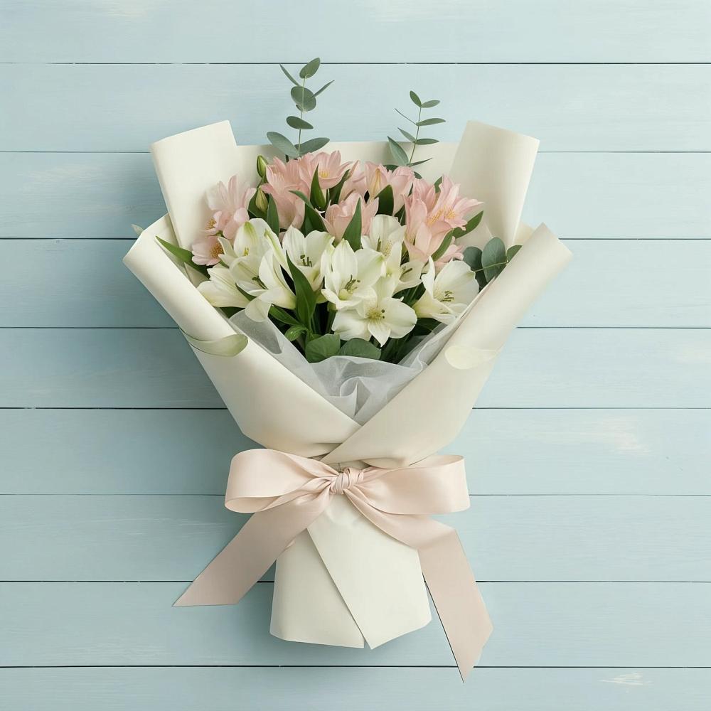 Букет цветов из: Альстромерии в Глебовский