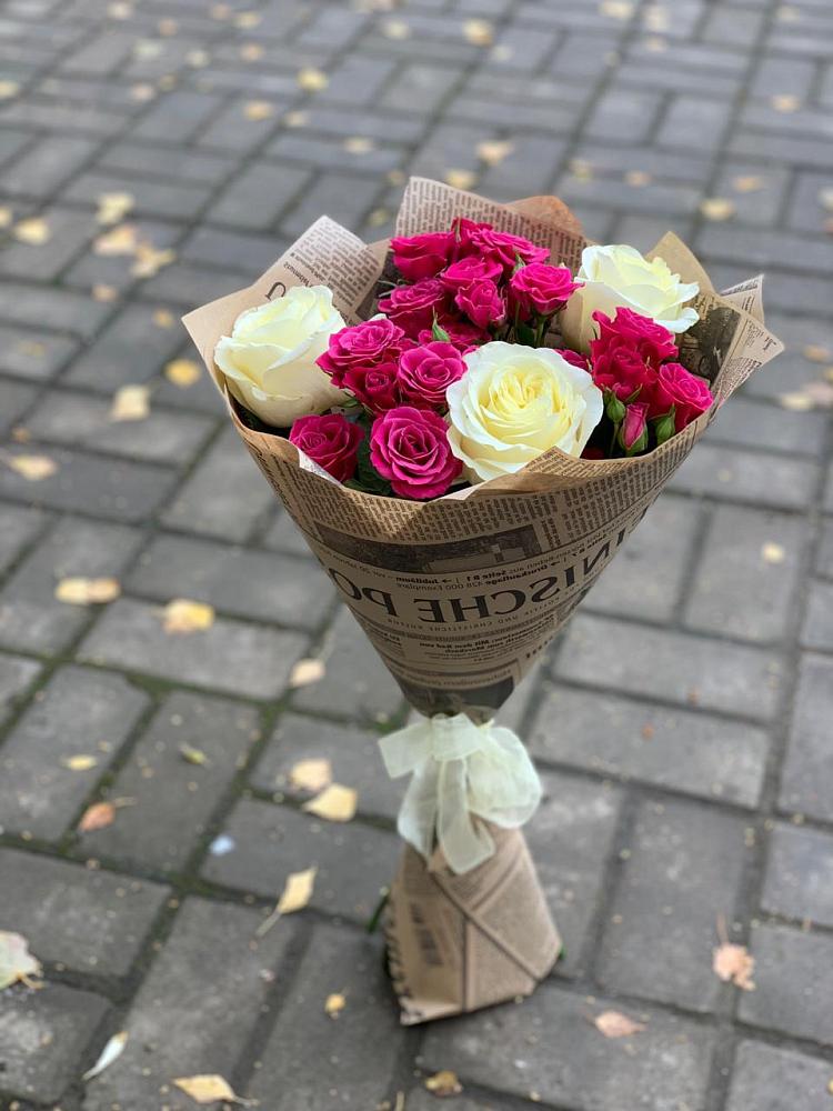 Букет цветов из: Розы в Глебовский