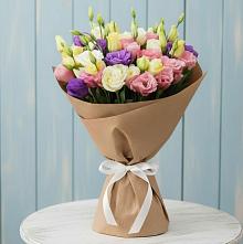 Букет цветов из:  Лизиантусы в Глебовский